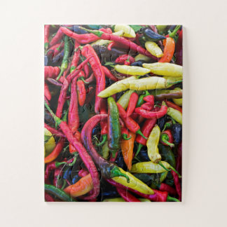 Colourful Chili Pepper Jigsaw Puzzle