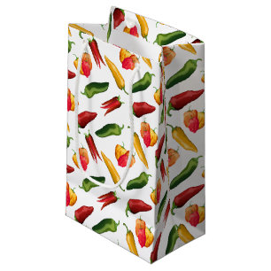 Colourful Chili peppers Small Gift Bag