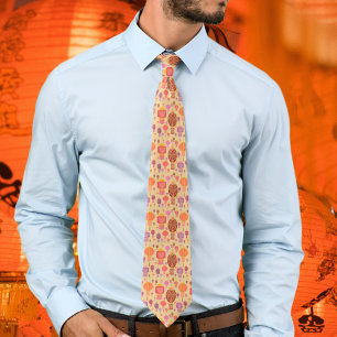 Colourful Chinese Lanterns Lunar New Year Tie