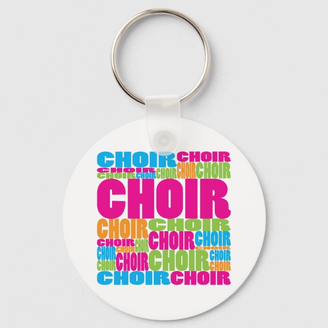 Colourful Choir Keychain (Front)