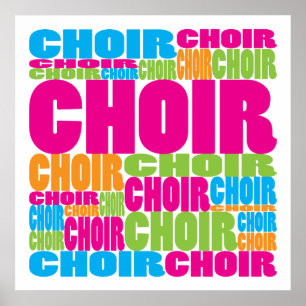 Colourful Choir Poster