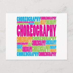 Colourful Choreography Postcard