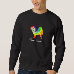 Colourful Chow Chow Dog Mom Chow Chow Sweatshirt