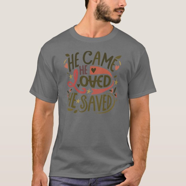 Colourful Christ Compassion T-Shirt (Front)
