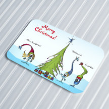 Colourful Christmas Cartoon Character