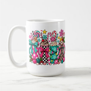 Colourful Christmas Cocoa Candy Cozy Christmas Coffee Mug