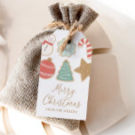 Colourful Christmas Cookie Holiday Gift Tags<br><div class="desc">Add a finishing touch to your Christmas gifts or holiday decor with these whimsical gift tags,  featuring colourful Christmas cookies in festive colours;</div>