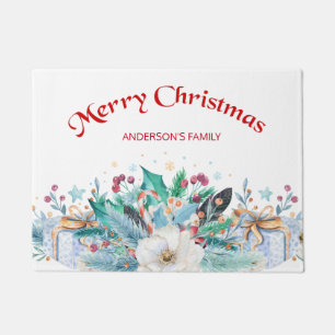 Colourful Christmas Decoration Doormat