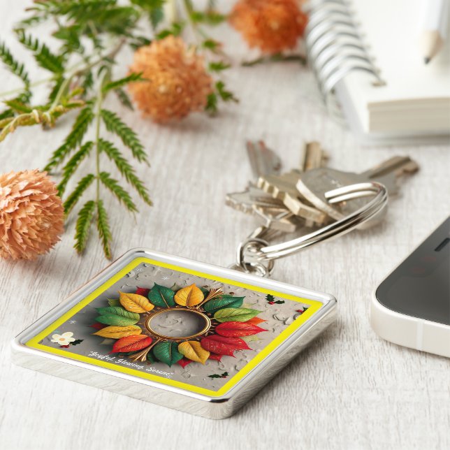 "Colourful Christmas Dream" Keychain (Side)