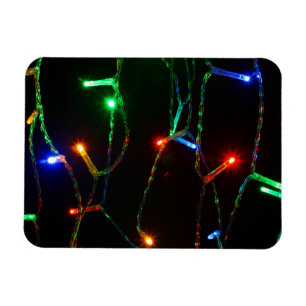 Colourful Christmas lights Magnet