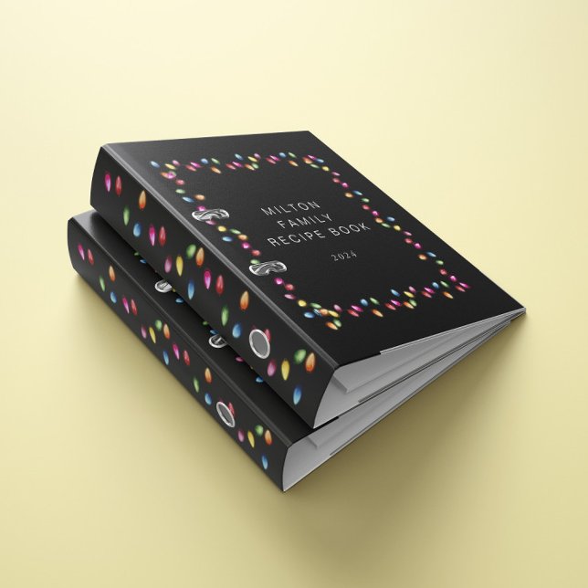 Colourful Christmas Lights Multiple Photos Recipe  Binder (Creator Uploaded)
