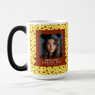 Colourful Christmas Motif Husband Graduation Gift Magic Mug