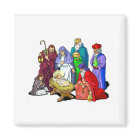 Colourful Christmas Nativity Scene