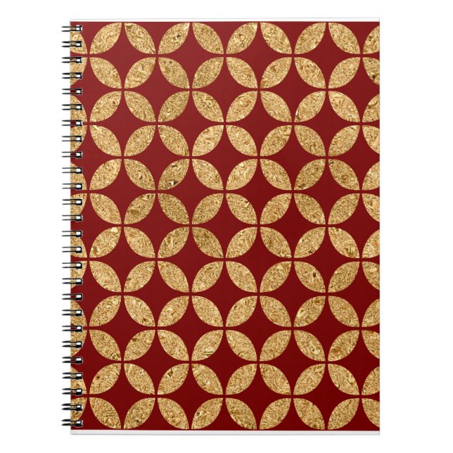 Colourful Christmas Notebook – Festive Winter Desi (Front)