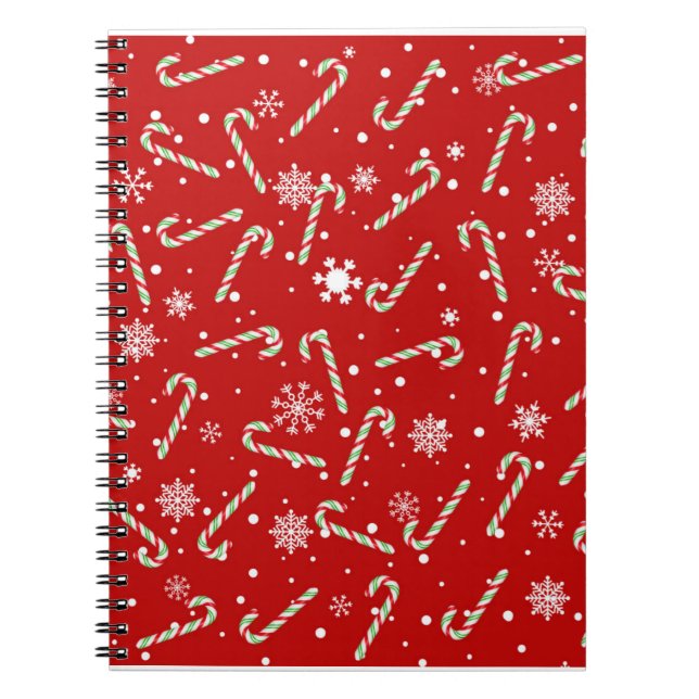 Colourful Christmas Notebook – Festive Winter Desi (Front)