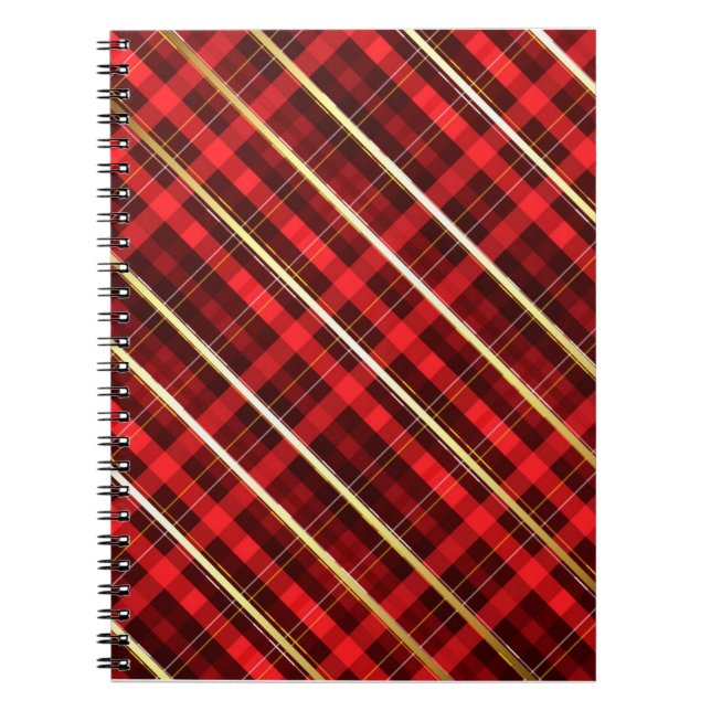 Colourful Christmas Notebook – Festive Winter Desi (Front)