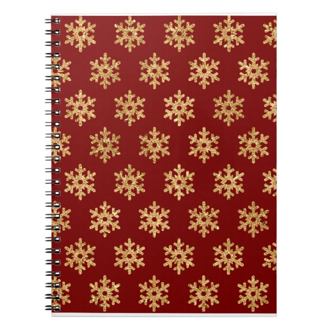 Colourful Christmas Notebook – Festive Winter Desi (Front)
