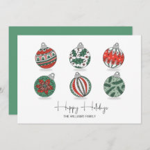 Colourful Christmas Ornaments