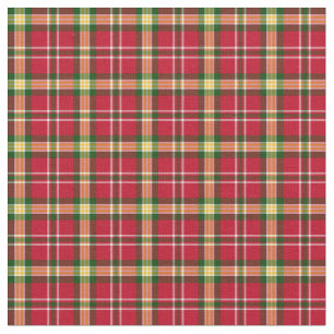 Colourful Christmas Plaid Fabric