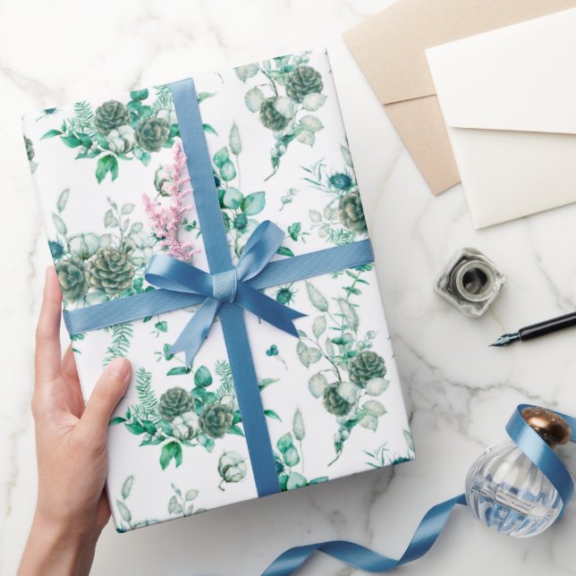 Colourful Christmas symbols pattern No.4 Wrapping Paper (Gifting)