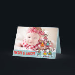 Colourful Christmas Tree Kids Birth Announcement<br><div class="desc">Colourful And Fun Christmas Tree Kids, Merry And Bright Christmas Greetings / Baby's 1st Christmas / Photo Holiday Birth Announcement. Designed by fat*fa*tin. Easy to customize with your own text, photo or image. For custom requests, please contact fat*fa*tin directly. Custom charges apply. www.zazzle.com/fat_fa_tin www.zazzle.com/color_therapy www.zazzle.com/fatfatin_blue_knot www.zazzle.com/fatfatin_red_knot www.zazzle.com/fatfatin_mini_me www.zazzle.com/fatfatin_box www.zazzle.com/fatfatin_design www.zazzle.com/fatfatin_ink...</div>