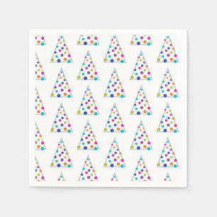 Colourful Christmas Tree Napkin