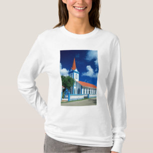 Colourful church on the island of Tahaa in the T-Shirt
