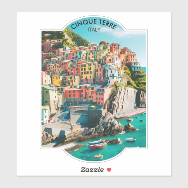 Colourful Cinque Terre, Italy - Customizable Photo (Sheet)