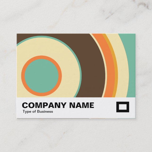 Colourful  Circle 02 Business Card (Front)