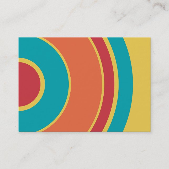 Colourful  Circle 05 Business Card (Front)
