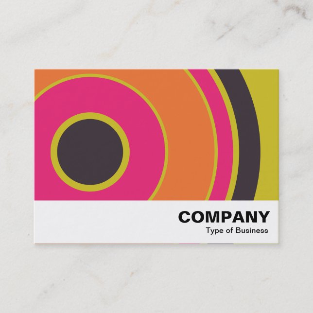 Colourful  Circle 06 Business Card (Front)