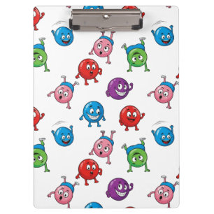 Colourful Circle Characters   Clipboard