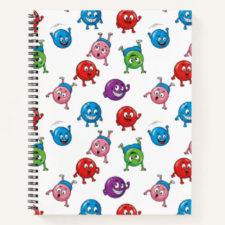 Colourful Circle Characters   Notebook