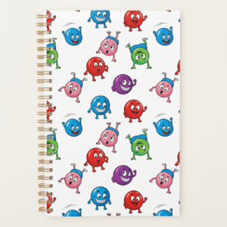 Colourful Circle Characters    Planner