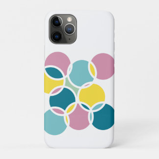 Colourful Circle Design – Fun Geometric Print iPhone 11 Pro Case
