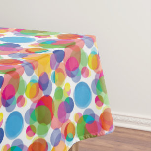 Colourful Circle Pattern Tablecloth