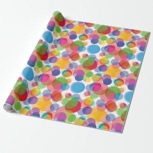 Colourful Circle Pattern Wrapping Paper