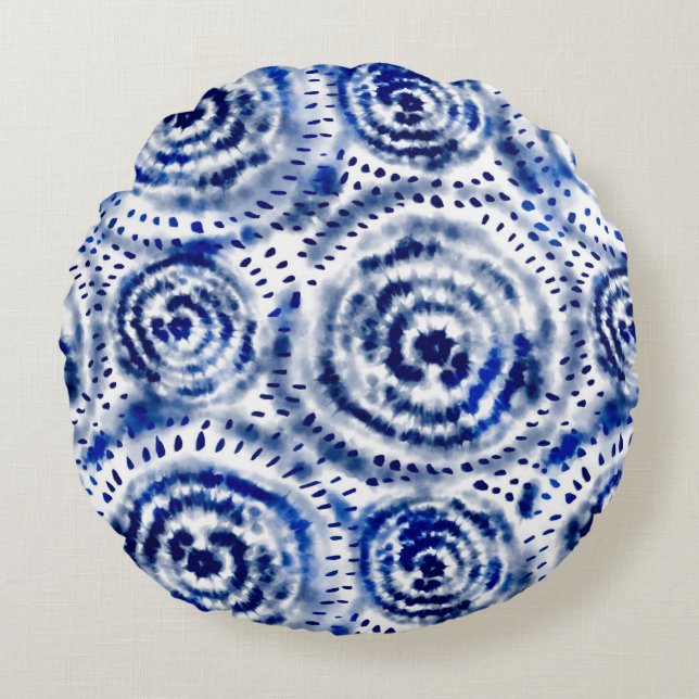 Colourful circle pillow design  (Front)