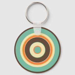 Colourful Circles 02 Keychain