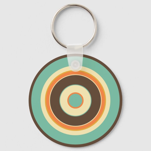 Colourful Circles 02 Keychain (Front)