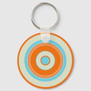 Colourful Circles 03 Keychain