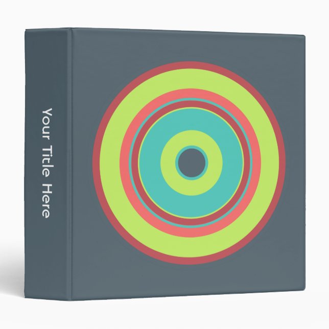 Colourful Circles 04 Binder (Front/Spine)