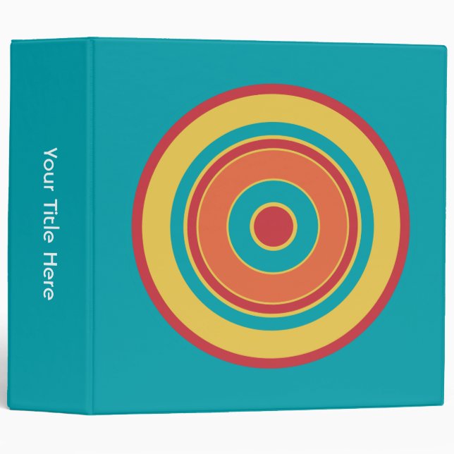 Colourful Circles 05 Binder (Front/Spine)