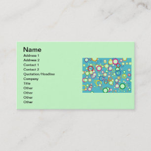 Colourful Circles Business Card