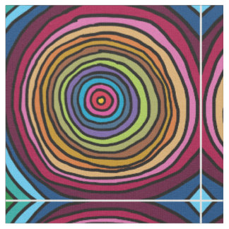 Colourful Circles Fabric