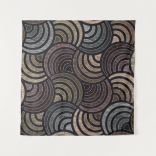 Colourful circles: high-resolution seamless textur tapestry