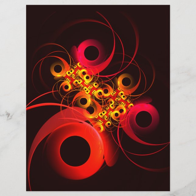 Colourful Circles Modern Abstract Art Pattern #08 (Front)