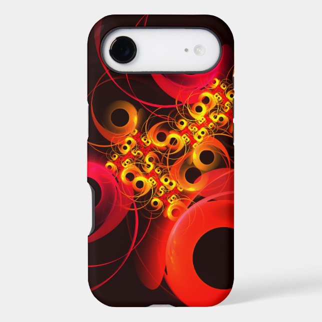 Colourful Circles Modern Abstract Art Pattern #08 (Back)