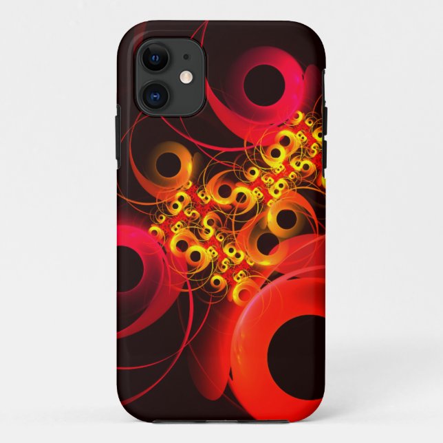 Colourful Circles Modern Abstract Art Pattern #08 Case-Mate iPhone Case (Back)