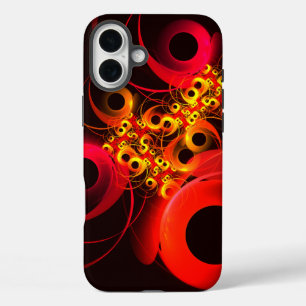 Colourful Circles Modern Abstract Art Pattern #08 iPhone 16 Plus Case